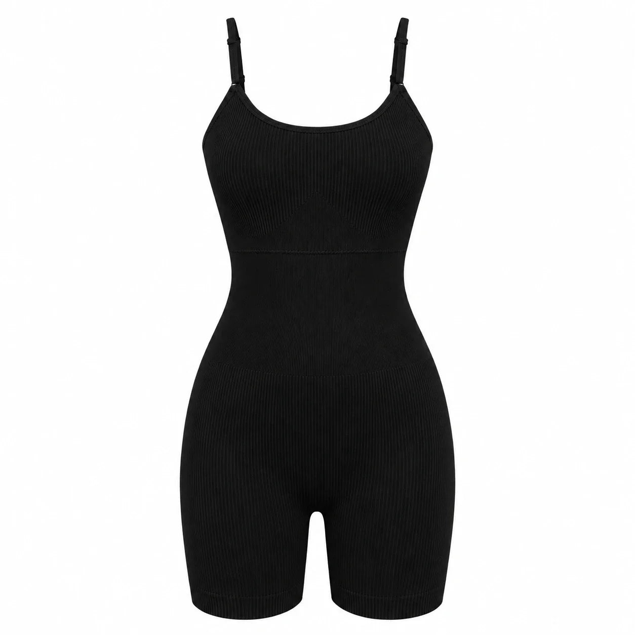 Ribbed Cross-Back Active Romper WHD0606637