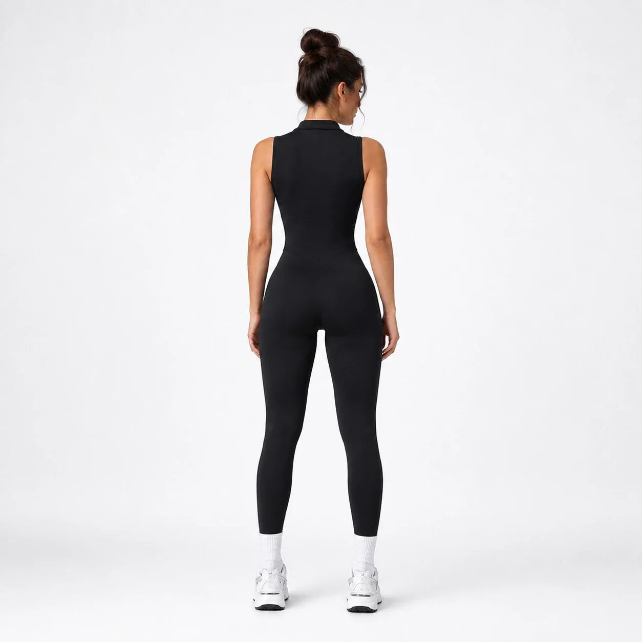Zip Front Athletic Jumpsuit WHD0606638