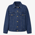 Oversized Longline Denim Jacket WHD0607023