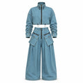 Cropped Utility Denim Cargo Set WHD0607033