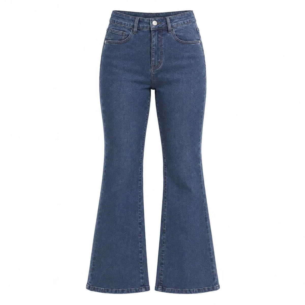 Bow Embroidered Flare Jeans WHD0607045