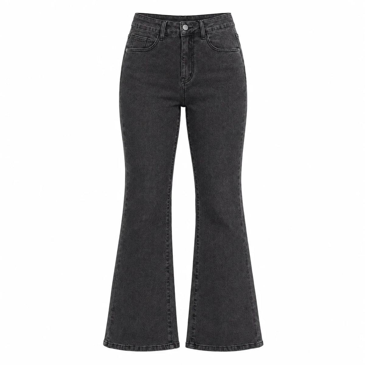 Bow Embroidered Flare Jeans WHD0607045
